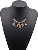 BONOCO Collana Natalizia di Hemore Christmas Christmas Necklace Chain Clavicle Chain Girls Collace Collana Gift di Gioielli Natalizi (Color : ...
