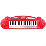 BONTEMPI 46933 Pianoforte elettrico giocattolo con 23 tasti musicali / Mini tastiera elettronica pianoforte per bambini, pianoforte per bambini principiante, ...