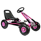 Bopster Go Kart A Pedali per Bambini con Sedile Regolabile - Go Kart in Acciaio - Macchine Bambini con Gomme ...