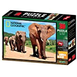 Borella Srl National Geographic: Elefanti Puzzle, 3 D, Colore Multicolore, NG10052