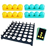 Bounce off Game, Ping -Pong Challenge Game, Family Bouncing Balls Gioco da Tavolo con Pattern Challenge for Party, con 16 ...