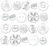 Boutique Button Doodlebug Designs - Bottoni, Colore: Bianco Giglio