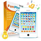 Boxiki kids Tablet Phone per bambini con 6 giochi educativi interattivi Tablet per numeri di apprendimento, alfabeto, ortografia, gioco, melodie ...