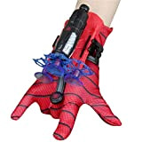 Bozaap Spiderman Launcher Glove, Kids Plastic Cosplay Glove Hero Launcher Set di Giocattoli da Polso Giocattoli educativi per Bambini Divertenti ...