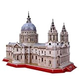 Brands-112004 World Brands St Pauls Cathedral, National Geographic, Cubic Fun, assemblare, Puzzle 3D, Kit di Costruzione, Multicolore, DS0991H, 112004