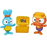 Brave Bunnies, set 2 personaggi coniglietto e amico confezione con Forziere e con i personaggi di Boo e Tiger accessorio ...