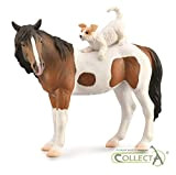Breyer CollectA 1:18 Scale Model Horse | Mare & Terrier