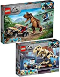 BRICKCOMPLETE Lego 76940 T. - Scheletro Rex in mostra Fossil e 76941 tracciamento del carnotaurus