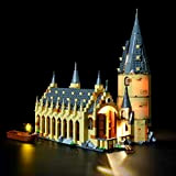 BRIKSMAX Kit di Illuminazione a LED per Harry Potter-La Sala Grande di Hogwarts, Compatibile con Il Modello Lego 75954 Mattoncini ...