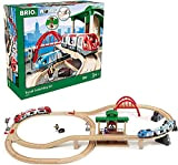 BRIO 33512 Set Ferrovia con Scambio, BRIO World Ferrovie, Giochi per Bambini, Età Raccomandata 3+ Anni, Compatibile con Tutti i ...