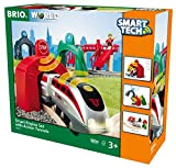 BRIO- Smart Tech Set Locomotiva Intelligente con Tunnel, 33873