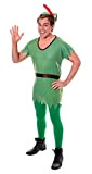 Bristol Novelty AC029 Costume da Robin Hood/Elfo, Marrone