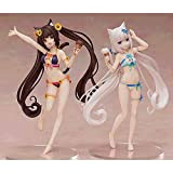 BRUGUI Ecchi Figure NEKOPARA -Vanilla/Chocola- 1/12 Costume da Bagno Ver. Cute Busty Standing Bikini Girl Complete Anime Character Statue H ...