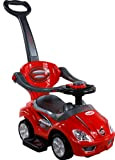 BSD Baby Car - Auto per Bambini 381 Mega Car Deluxe Red - Spingere - Giocattolo da Tirare - Ride-On ...