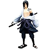 BSNRDX Figurine Anime Sasuke Figure, Anime Shippuden Uchiha Sasuke collezione Akatsuki Cornetta a forma di personaggi in PVC Giocattoli Personaggio ...