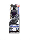 BSNRDX Supereroi Marvel Personaggi, Pantera Nera di Terza Generazione Figure, Altezza: 30 cm,Avengers Endgame Titan Hero Series Black Panther 12" ...