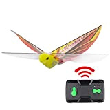 BST&BAO Mini Drone a Forma di Uccello, Giocattolo per Uccelli telecomandato elettronico con luci a LED per Regali di aeroplani ...