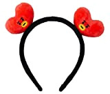 BTS Cerchietto per capelli con orecchie di peluche e motivo cartone animato, ispirato alla band Bangtan, miglior regalo per The ...