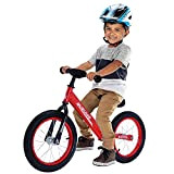 Bueuwe Bicicletta Bambini Senza Pedali 14" Bici Senza Pedali da Passeggio Senza Pedali per Bambini con Manubrio/Sella Regolabile E Telaio ...
