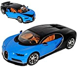 Bugatti Chiron Coupe Blu dal 2016 in poi 1/18 Bburago modello Auto