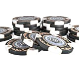 Bullets Playing Cards - 20 chip da poker Clay Tony per set da poker - Valore 100 - 14 g ...