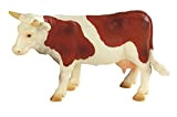 Bullyland 62610-Figura, Mucca Fanny Marrone-Bianca, Alta Circa 7 cm, Figura Dipinta a Mano, Senza PVC, per Bambini per Il Gioco ...