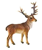 Bullyland 64433-Figura di Gioco, Cervo Rosso, Alto Circa 11,5 cm, Figura Dipinta a Mano, Senza PVC, per Far Giocare i ...