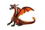 Bullyland 75595-Figura, Drago Seduto Arancione, Alto Circa 11 cm, Figura Dipinta a Mano, Senza PVC, per Bambini per Il Gioco ...
