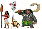 Bullyland - Set di personaggi da gioco – Walt Disney Vaiana 4 pezzi