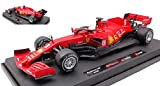 Burago MODELLINO in Scala Compatibile con Ferrari F1 Sebastian Vettel 2020 N.5 1:18 BU16808V