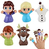 Burattini da Dita, XiXiRan 5 pcs Finger Puppets Gomma, Marionette dita Bambini, Pupazzi Delle Dita di 3 Anni, Oggetti di ...