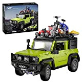 CADA Master, C62001W, mattoncini per auto, 1:12, Suzuki Jimny, mattoncini sportivi, modello fuoristrada, compatibili con Lego Cars-1803 pezzi