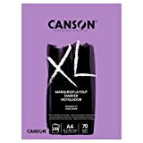 CANSON XL® Marker,album per marcatori,inclusi quelli a base di solvente o alcol,A4,100fogli,extra liscia 70g/m