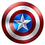 Capitan America Scudo Metallo, Scudo Premium per Giochi di Ruolo di Captain America Serie Puntelli Cosplay Scudo 75th Anniversary Glory ...