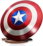 Capitan America Scudo Metallo Supereroe Scudo 1 a 1 Materiale ABS 60cm Palmare Puntelli Decorazione Modello, Giocattoli Cosplay