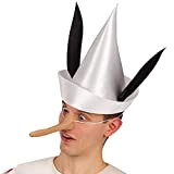 Cappello burattino per travestimento Pinocchio somaro con orecchie asino