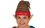 Cappello elfo a strisce aiutante babbo natale