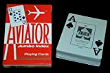 Cards Aviator Jumbo Index Poker Size (Red)