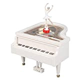 Carillon Altoparlante a manovella Speaker romantico classico modello di pianoforte ballerina ballerina scatola musicale regalo di nozze decorazione della casa ...