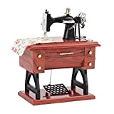 Carillon squisito Music Box Sewing Machine Music Box European Artigianato Retro cucito orologeria Home Artigianato Decorazione Decorazione Creativo regalo di ...
