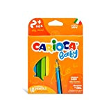 CARIOCA Matitone Baby Pencil, Matite Triangolari Maxi in Resina, Mina Super Resistente alla Caduta, 10 pezzi
