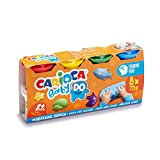 Carioca Pasta da Modellare Baby DO, Set di 8 Colori, per Bambini dai 12 Mesi, Colori Brillanti e Miscelabili, per ...