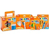 Carioca Set Baby 2+ | Kit Colori con Pennarelli Super Lavabili, Pastelli a Cera Colorati, Matitoni e Tempere a Dita ...