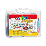 Carioca Valigetta Colori Play with Colors | Set Colori con 18 Matite Colorate, 24 Pennarelli Punta Fine, 6 Pennarelli Punta ...