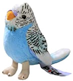 Carl Dick Peluche Uccellino, Pappagallino, Cocorita blu scuro 13cm 2823005