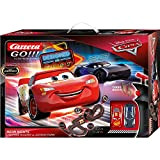 Carrera Toys GO!!! Disney Pixar Cars Neon Nights Set Pista da Scontro e Due Macchinine con Saetta Mcqueen e Jackson ...