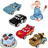 Cars Pixar Macchinine, Saetta Mcqueen Giocattolo, 4 pcs Saetta Mcqueen Kit Macchina Giocattolo, Pixar Mini Cars, Saetta Mcqueen Mini Racers, ...