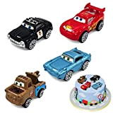 Cars Saetta Mcqueen Macchinina 4 pcs, Macchinina Mini, Pixar Cars Mini Racers, Saetta Mcqueen Giocattolo, Auto Giocattolo per Bambini, Regalo ...