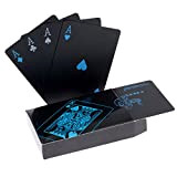 Carte da Poker in plastica Playing Cards Nero Carte da Poker Carte da Gioco Carte da Gioco Classiche in PVC ...