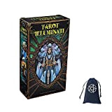 Carte dei Tarocchi Illuminati,Tarot Illuminati Cards,with Bag,Deck Game